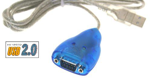 6ft. Long USB RS-232 Serial Adapter DB-9 Male 32/64 bit VISTA / 7/ XP Certified