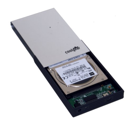 USB 2.0 Portable Mini Drive Enclosure Aluminum NEW 098