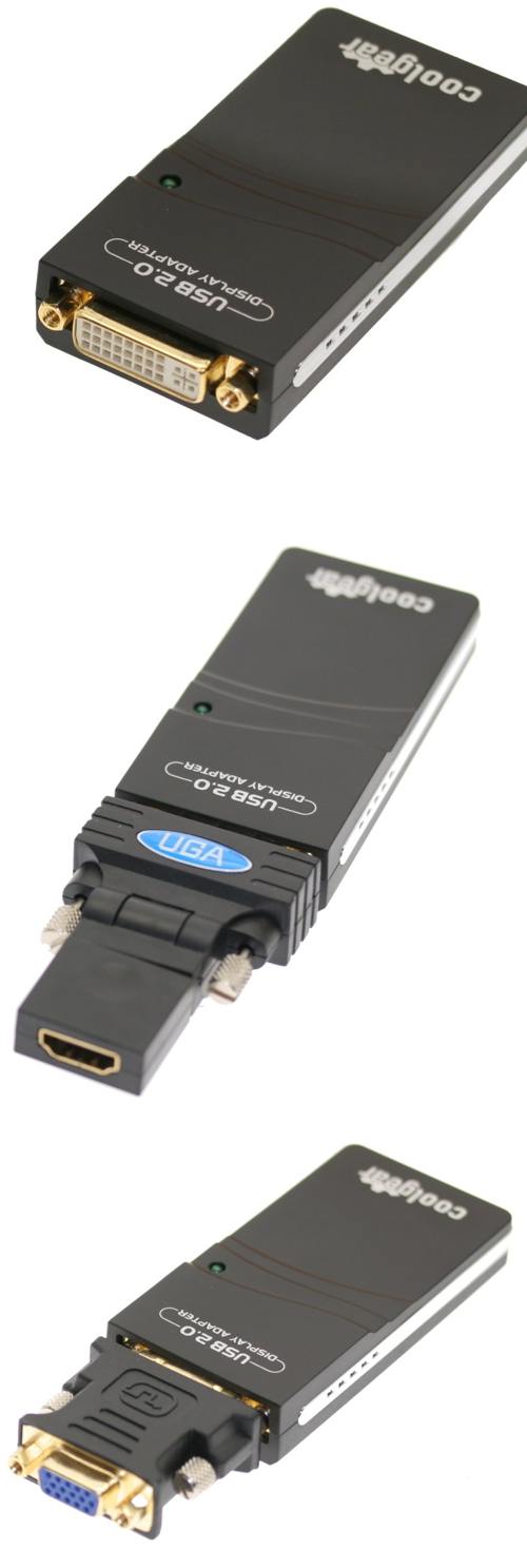 USB DVI External Graphics Card for XP and Vista up to 1600x1200 Resolution